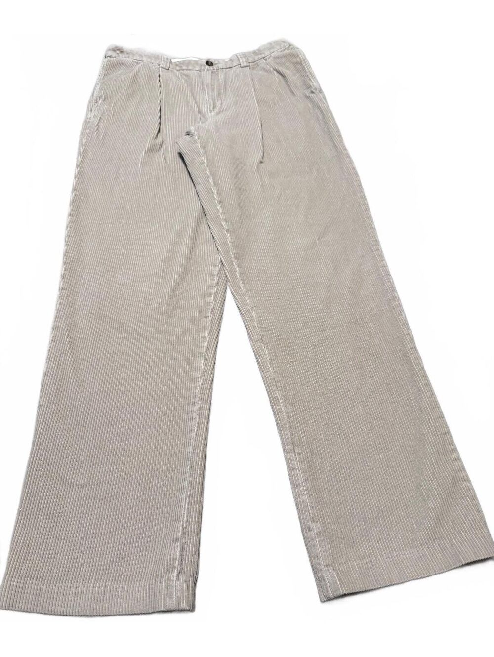 LL Bean Corduroy Pants Mens 35x44 Comfort Waist Stretch Straight Preppy Casual